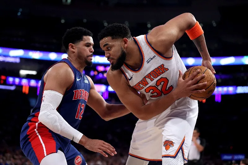 Knicks vs Detroit Pistons Match Player Stats